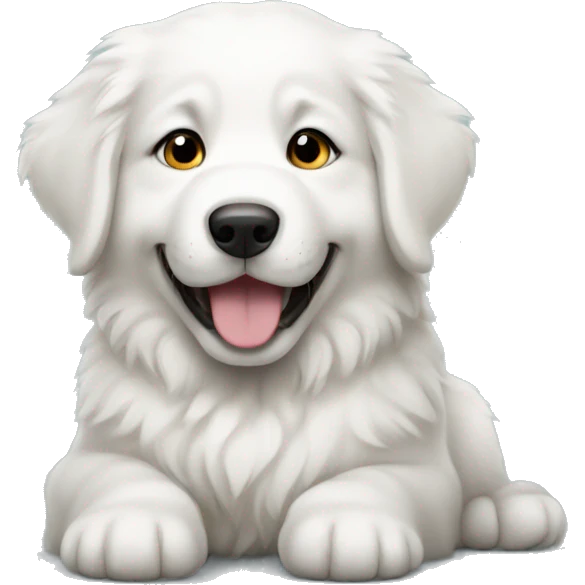 Great Pyrenees puppy  emoji