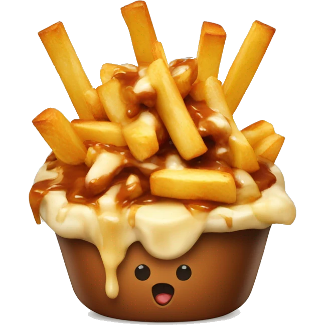Poutine eat a poutine emoji