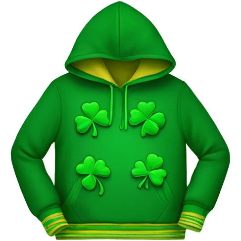 Clover hoodie emoji
