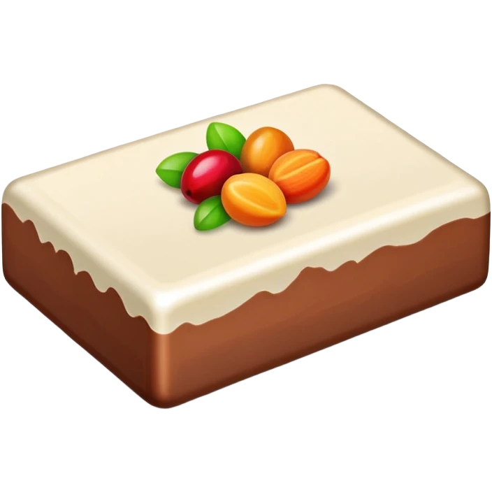 Nougat chocolate  emoji