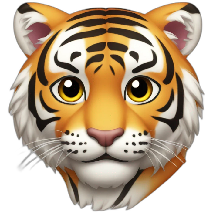 kawai tiger emoji