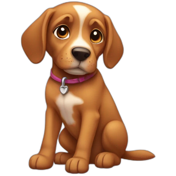 Cachorro caramelo emoji