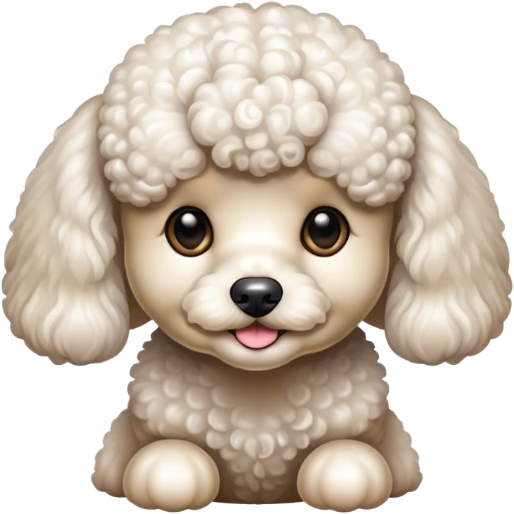 toy poodle emoji