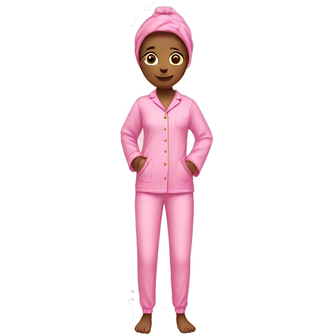 Pink Pajama set  emoji