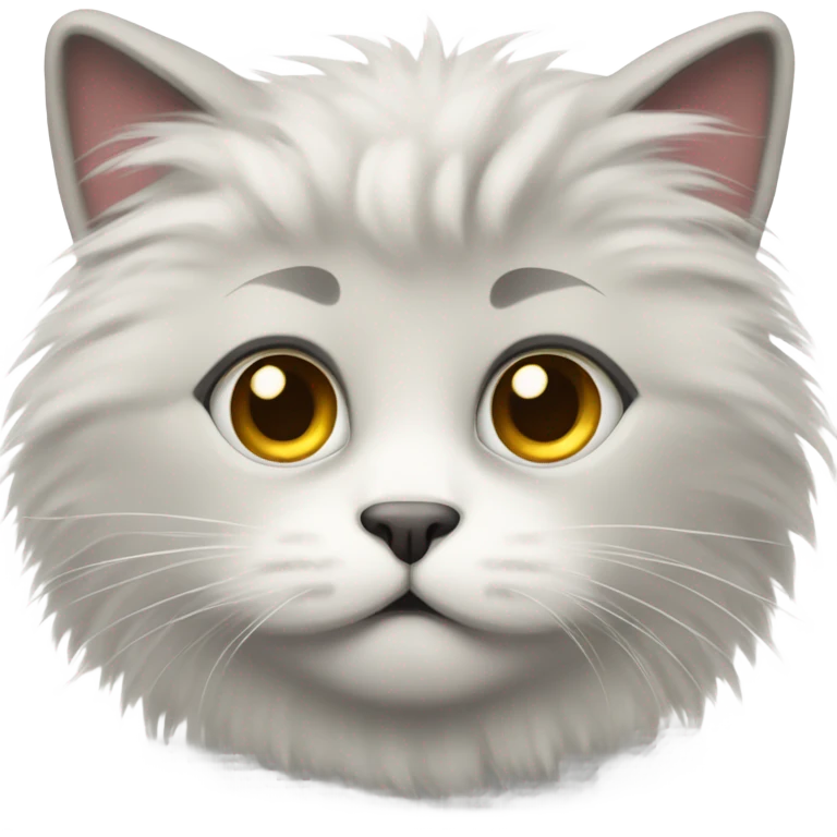 Fluffy cat emoji