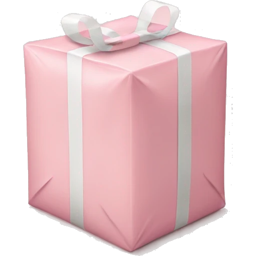light pink package emoji