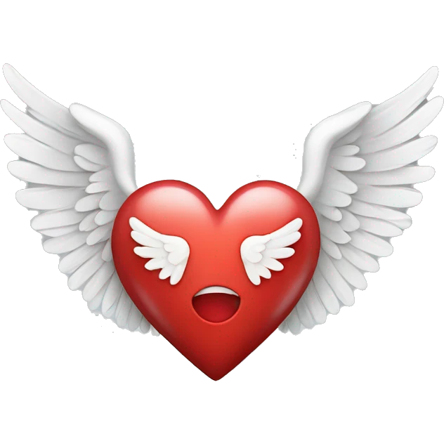 heart with angel wings emoji