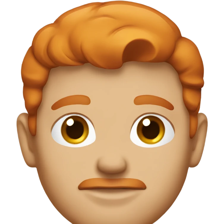 male middle aged redhead emoji