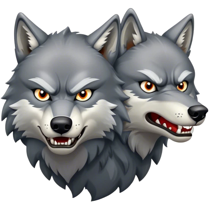 angry wolf packs emoji
