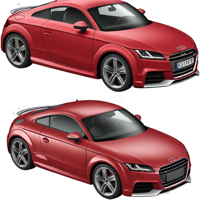 Audi tt s line red emoji