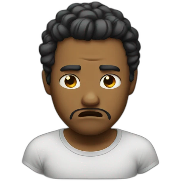 Sad engry  emoji