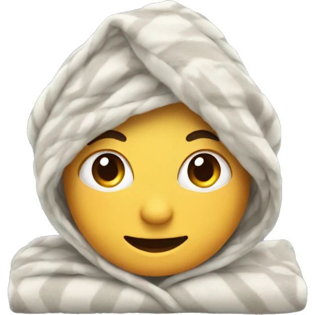 Cozy blanket emoji