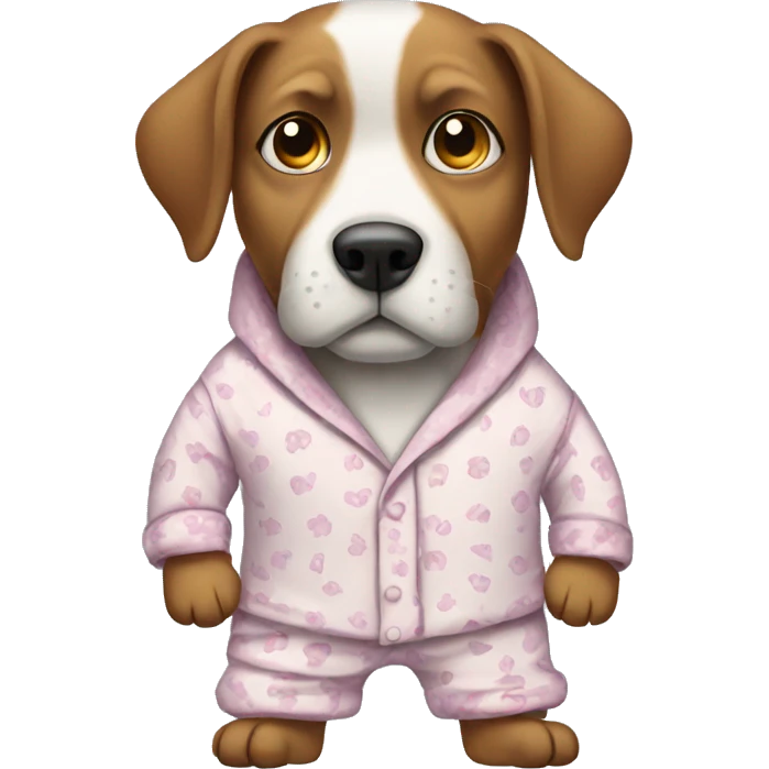 Dog in pajamas  emoji