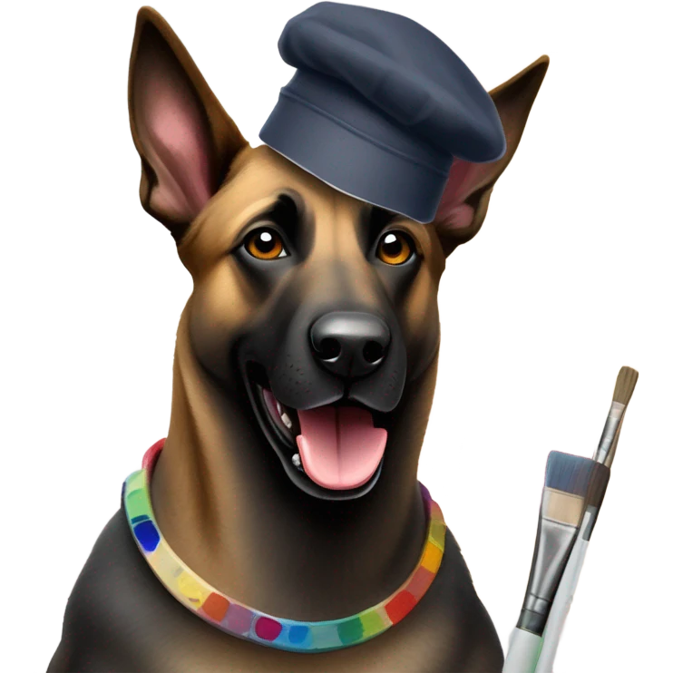 malinois artist emoji