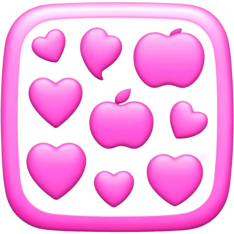 Pink items emoji