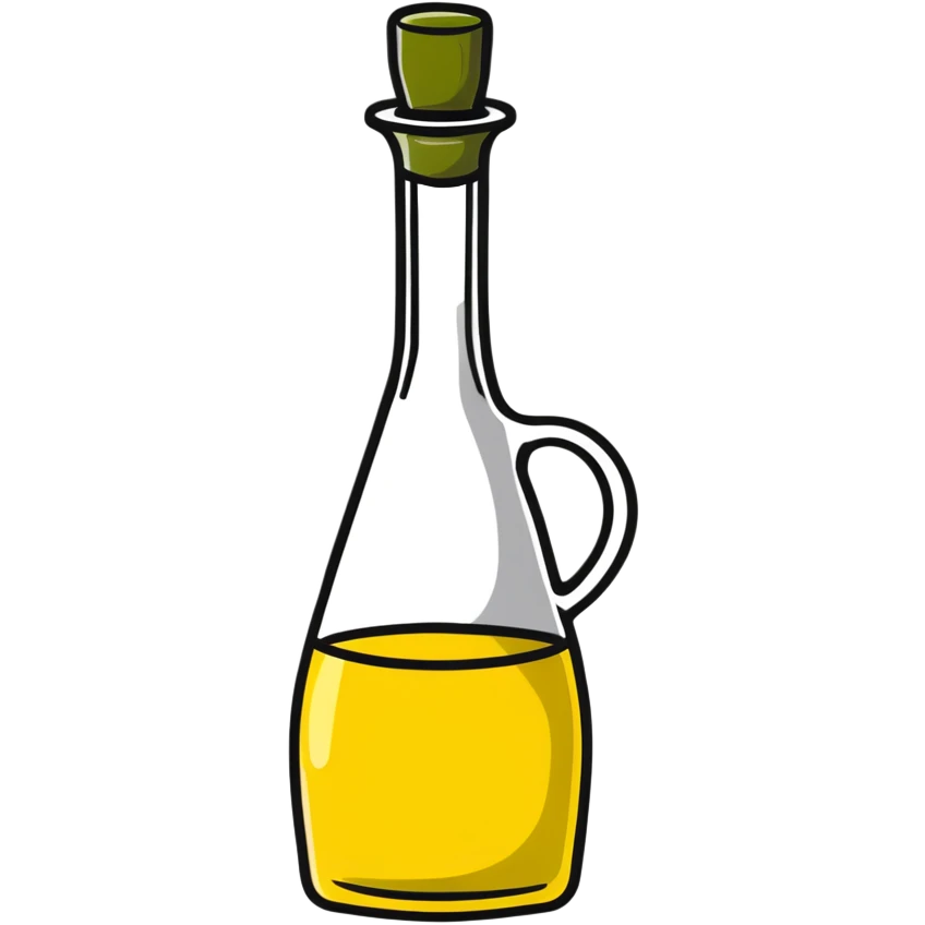 Olive oil bottle, Mediterranean anti-inflammatory ingredient emoji