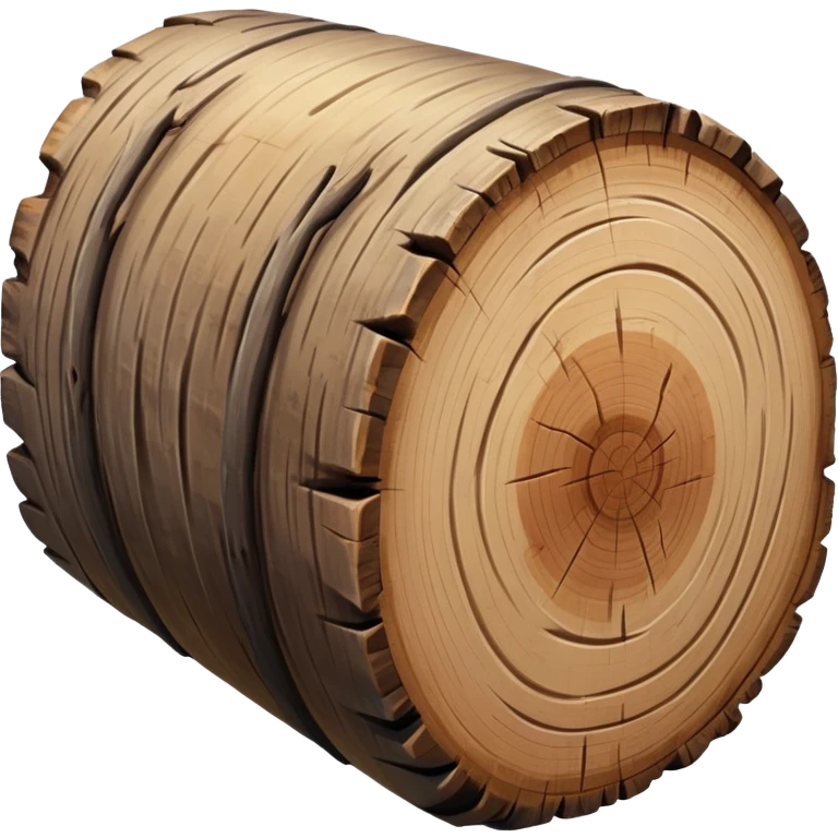 wooden log emoji