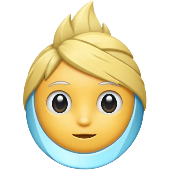 Glitter pacote de pipoca, listras roxas e azul ciano emoji