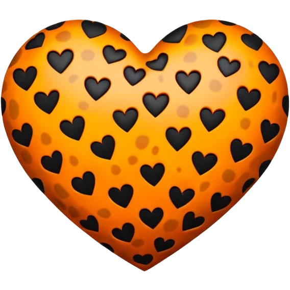 Leopard heart emoji