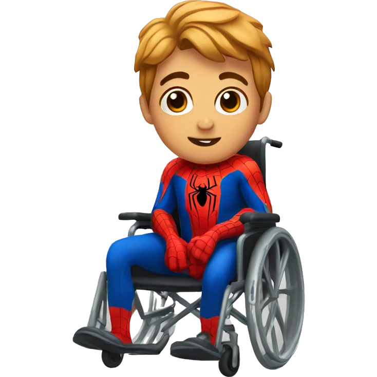 spiderman in a wheelchair emoji