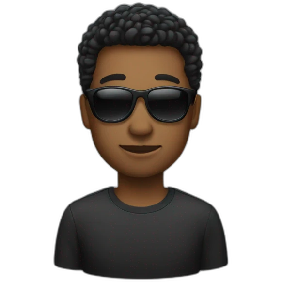 black porche emoji