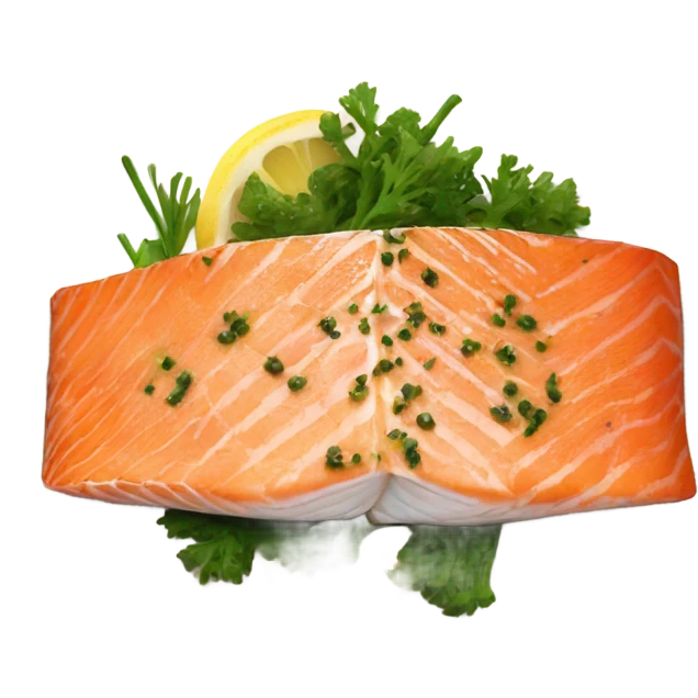 Salmon with Garlic Lemon Butter Sauce emoji
