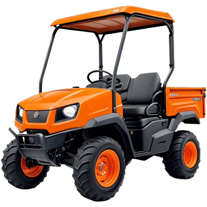 Farm Utility Vehicle (UTV) - Kubota RTV-XG850 (Model Year: 2021) (Iconic colour: Orange) emoji