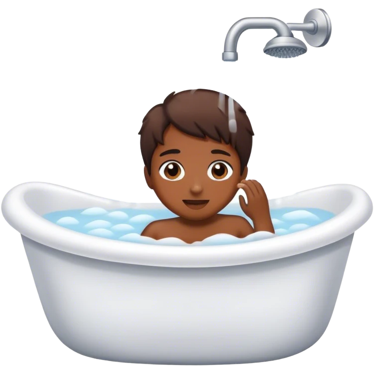 Bañando me emoji
