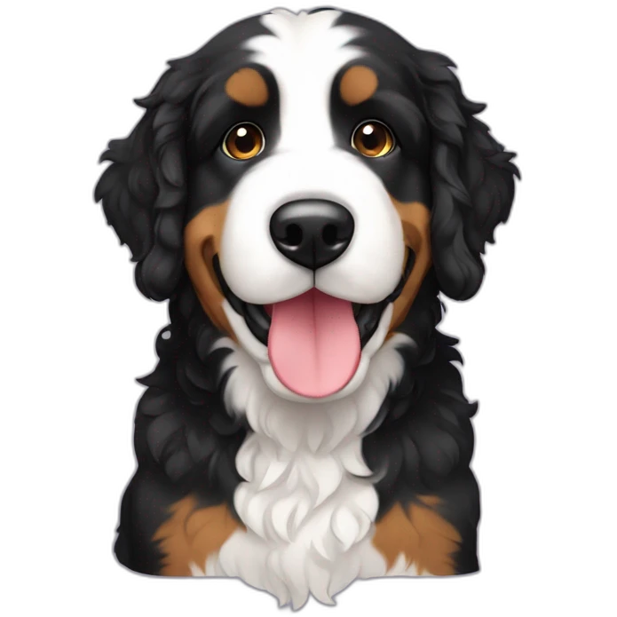 mini bernedoodle emoji