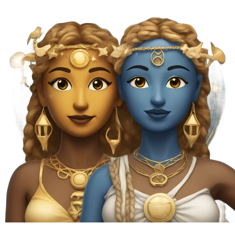 Gemini goddess  emoji