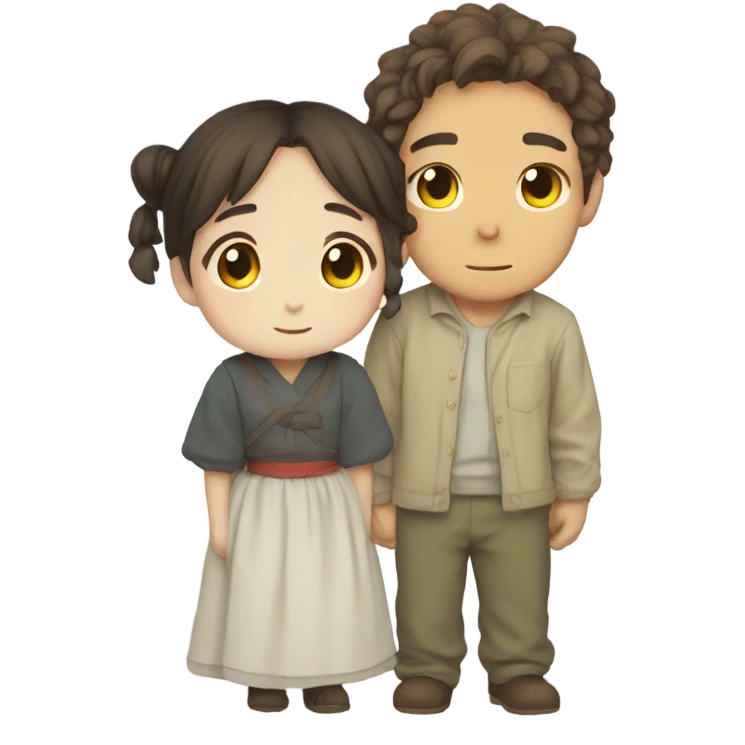 studio ghibli cute couple emoji