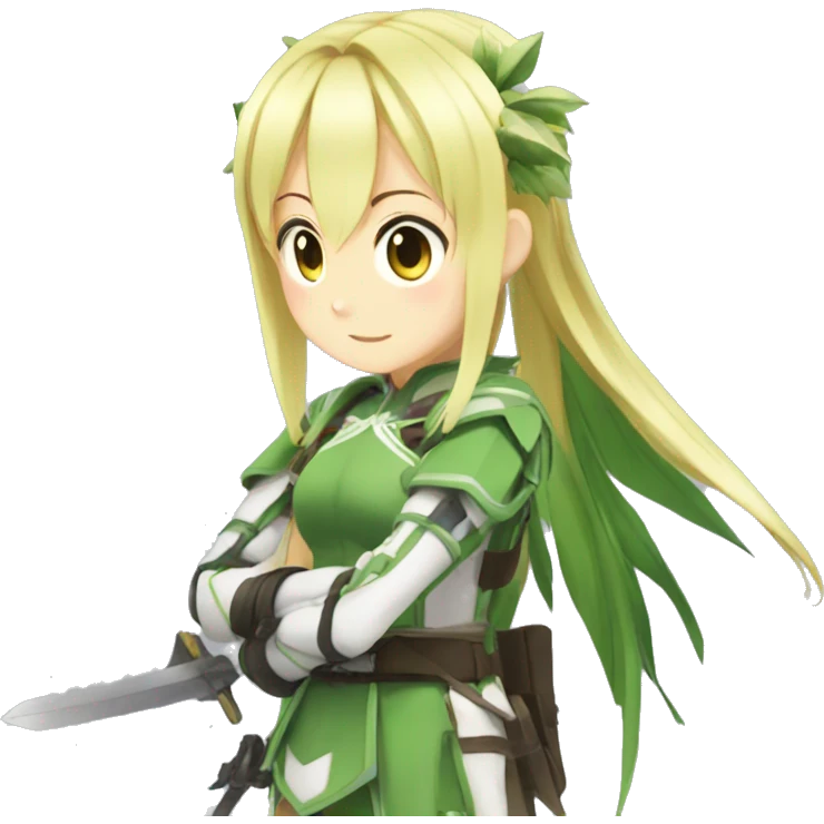 Leafa from Sword Art online  emoji