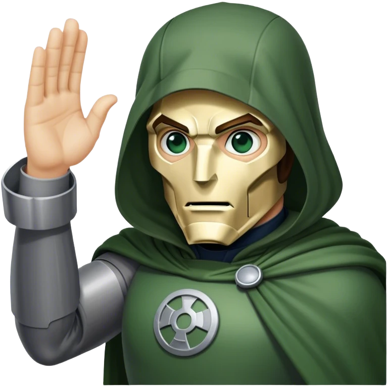 Dr doom saluting emoji