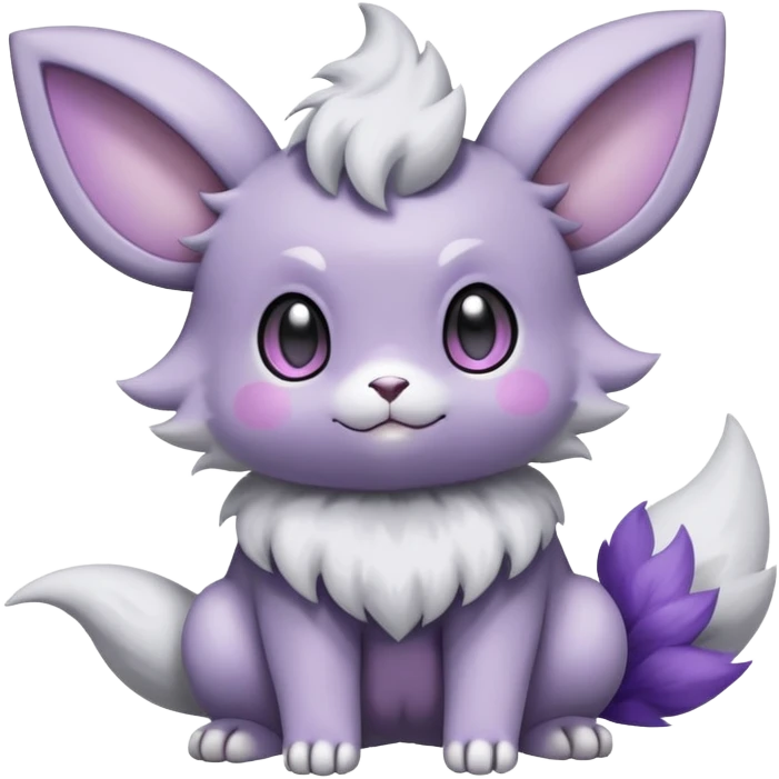 Minccino-Espurr-Fakémon-hybrid-creature (full body)  emoji