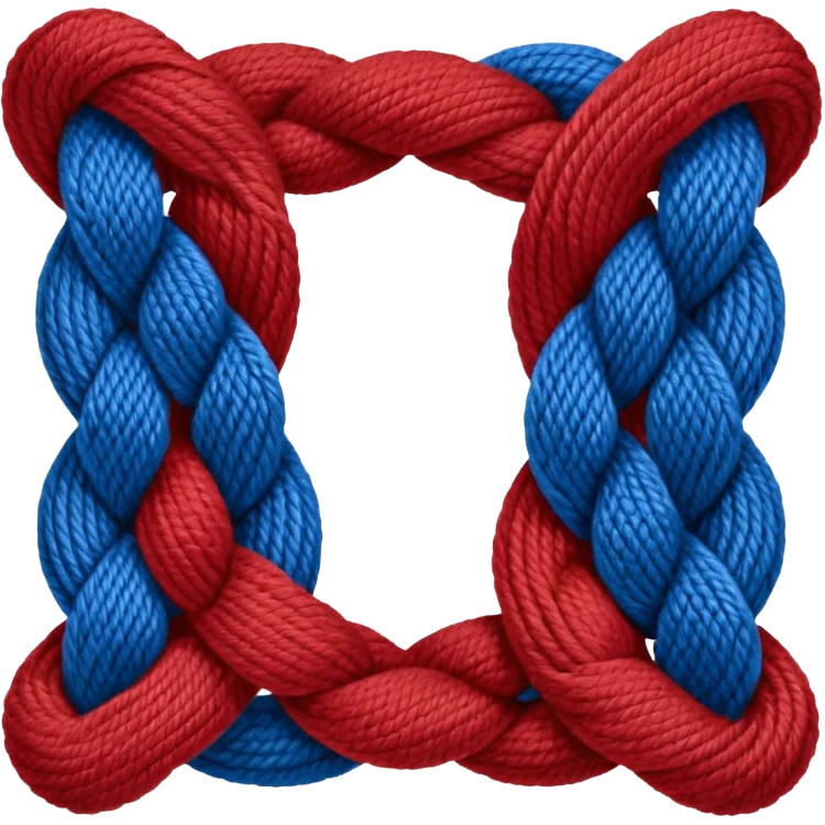 two connecting threads  emoji