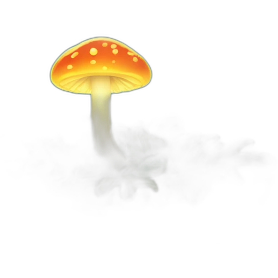 fantasy glowing fungi emoji