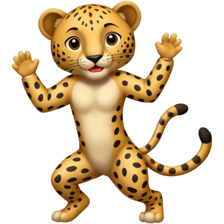 leopard der twerkt emoji