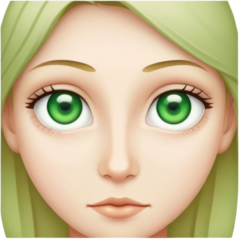 Ojos verdes  emoji