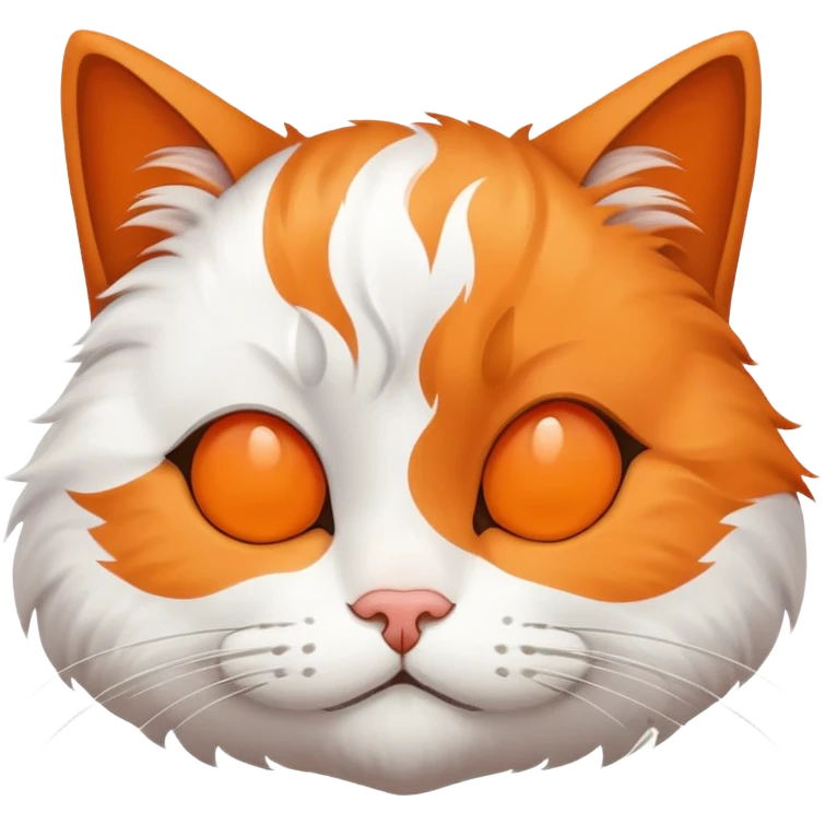 Sleepy kitty face emoji