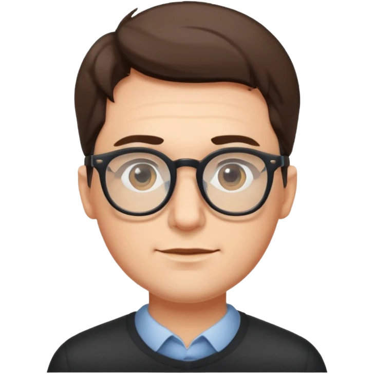 Парень в очках emoji
