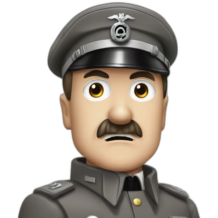 Adolf Hitler is batman emoji