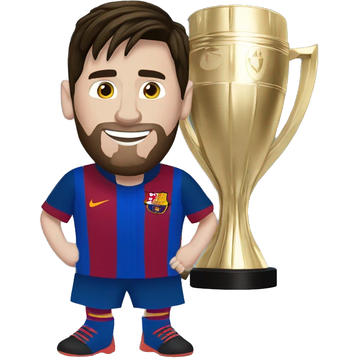 Messi con la copa  emoji