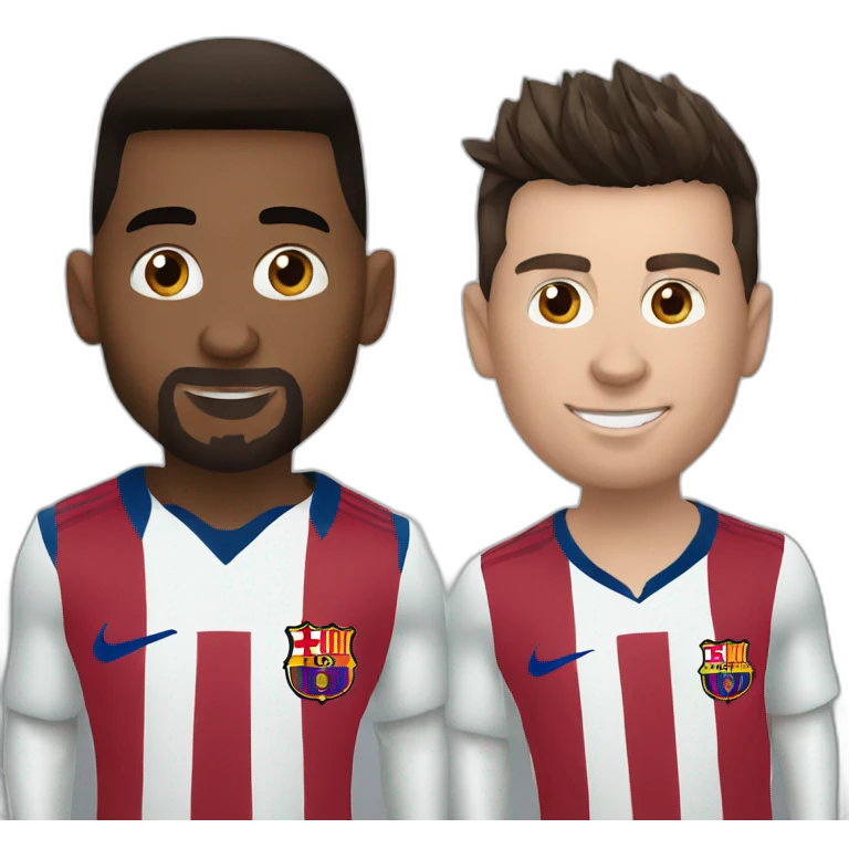 Messi and Ronaldo emoji