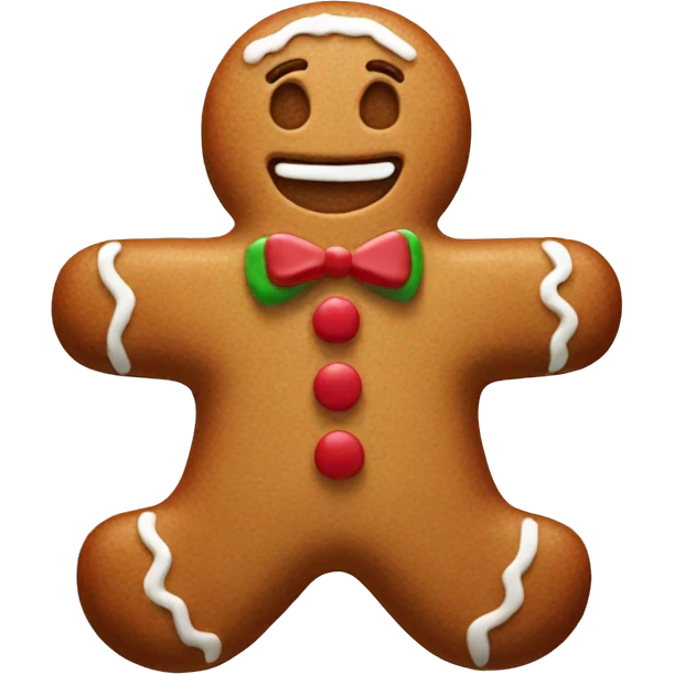 Gingerbread man  emoji