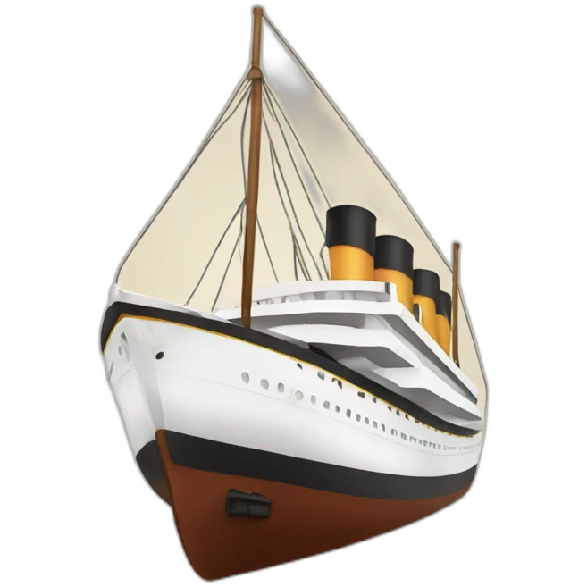 Titanic boat emoji
