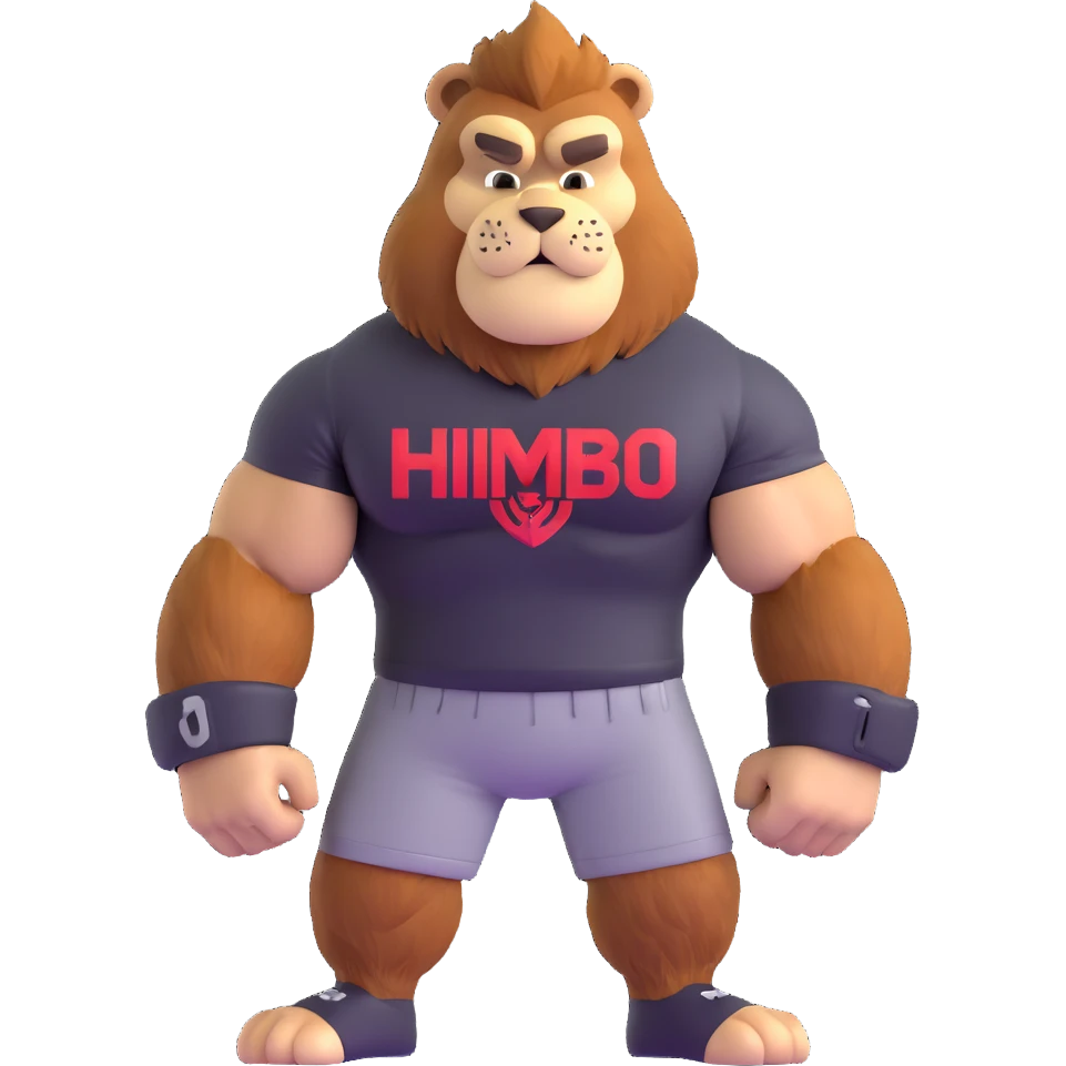 muscular furry character wearing a t-shirt that says 'Himbo Gunners' emoji