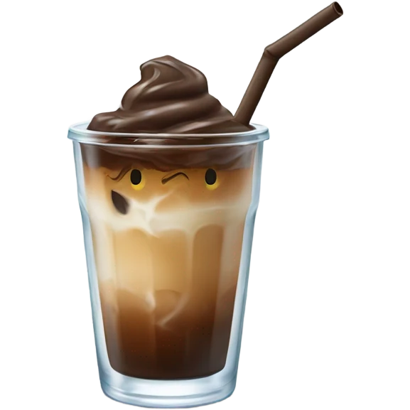 Iced coffee  emoji