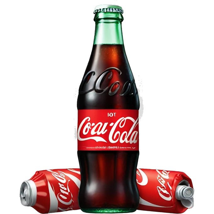 Coca-Cola with Drüse emoji