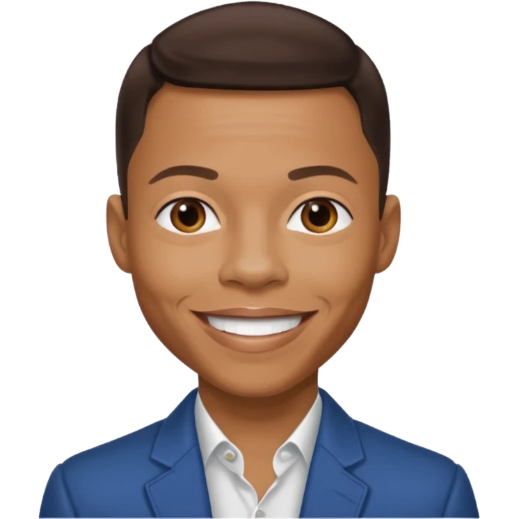 Ronnie DeVoe with dark brown hair  emoji