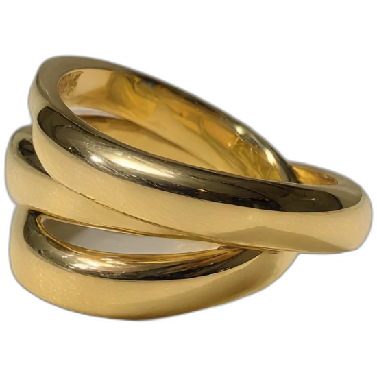 Cartier Trinity ring 3 gold emoji